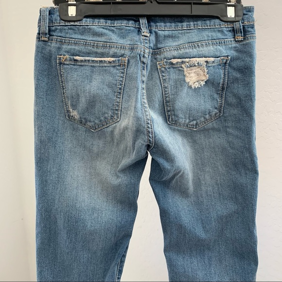 Standards & Practices Distressed Boyfriend Jeans 27 - Picture 4 of 6